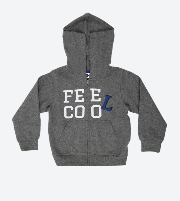 زد جينيريشن زد جينيريشن - رمادي هودي