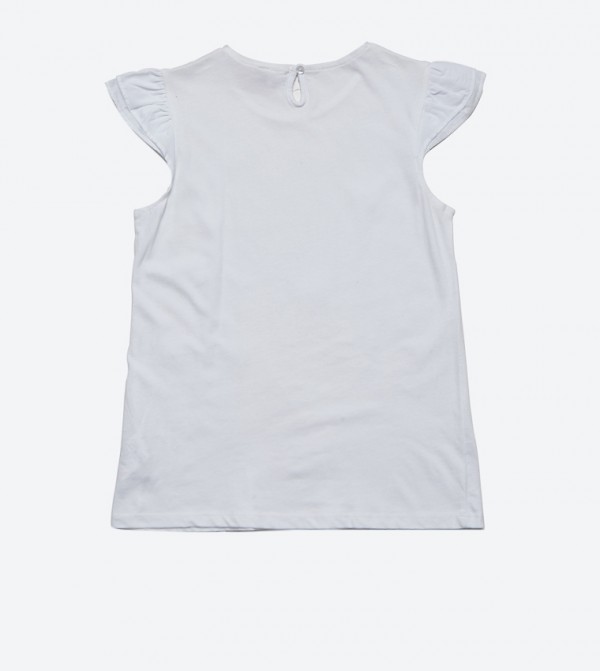Z Generation  - White Tops & Tshirts