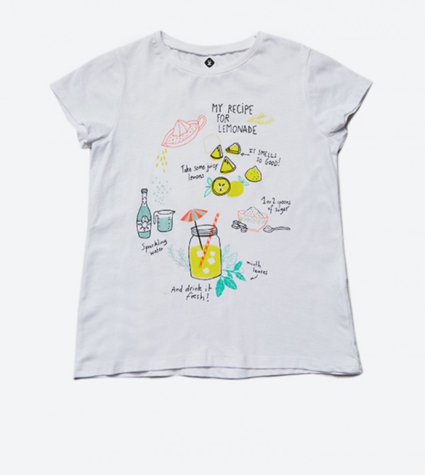 Z Generation  - White Tops & Tshirts