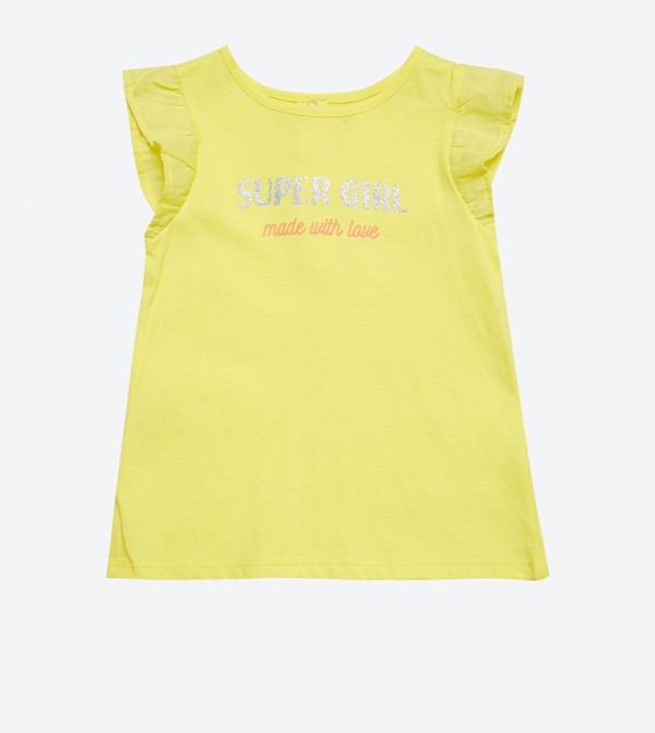 Z Generation  - Yellow Tops & Tshirts