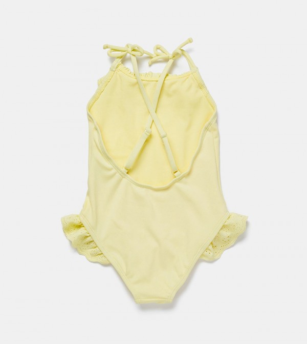 Zippy  Clothing - Yellow V Cut Swimsuit