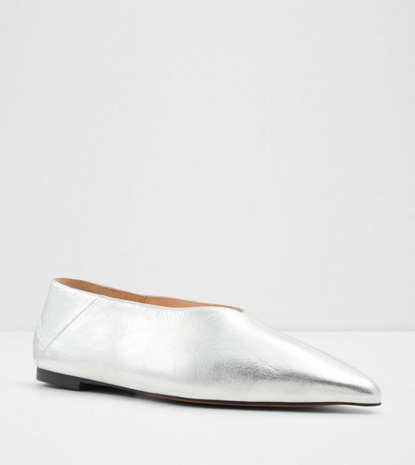 Aldo Slip-Ons - Silver Casual Slip-ons