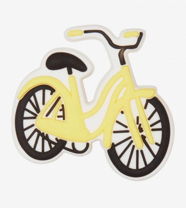 yellow beach cruiser bicycle