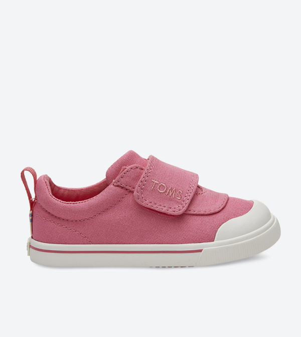 pink velcro sneakers