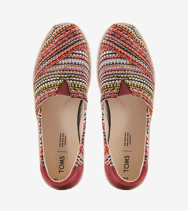 toms cherry tomato woven women's espadrilles