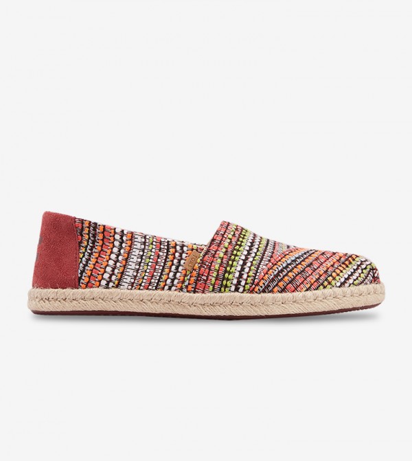 cherry tomato woven women's espadrilles