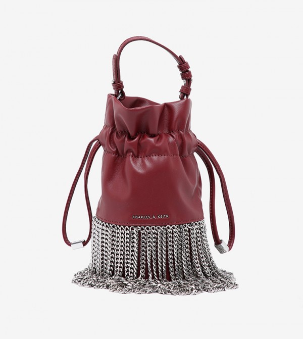 charles and keith fringe bag