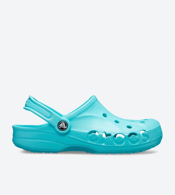 pool colored crocs