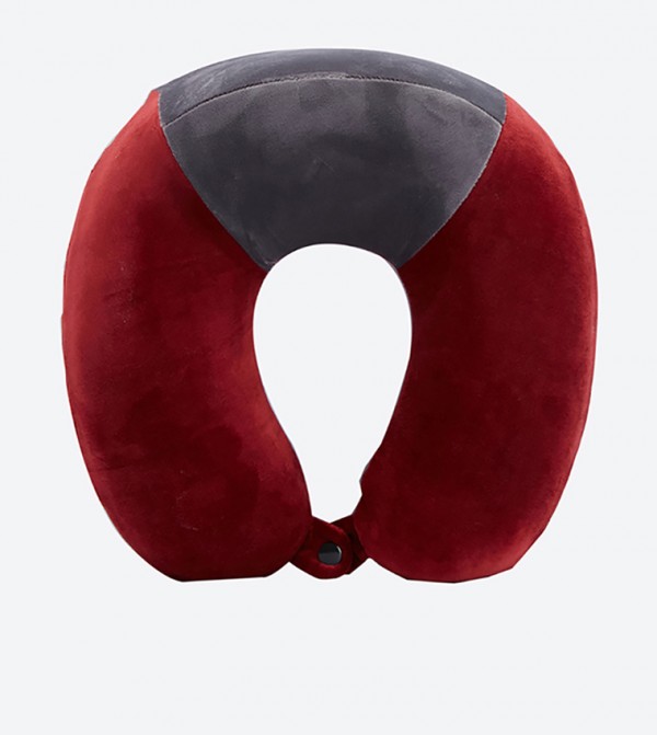 Kids Travel Neck Pillow Maroon