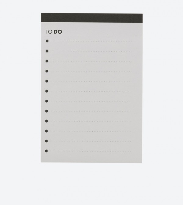 To Do Sticky Note Pad White