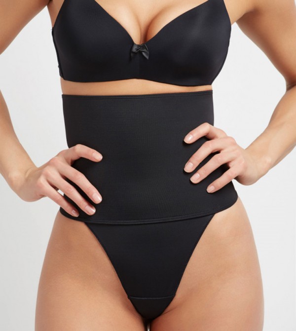 black thong shapewear