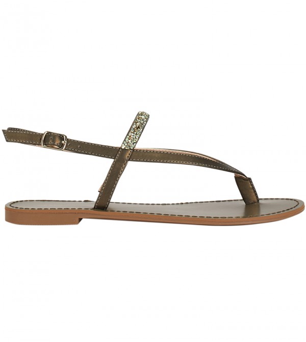 leather sandals with straps