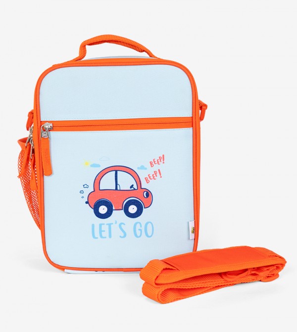 baby blue lunch bag