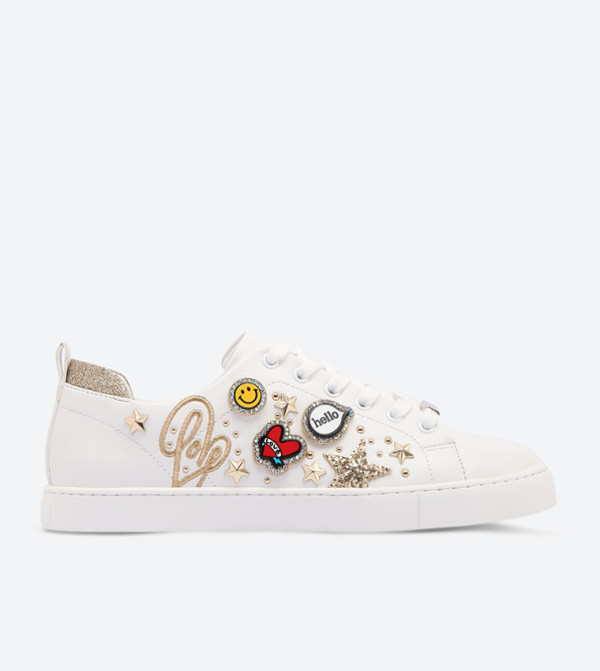 aldo sneakers white
