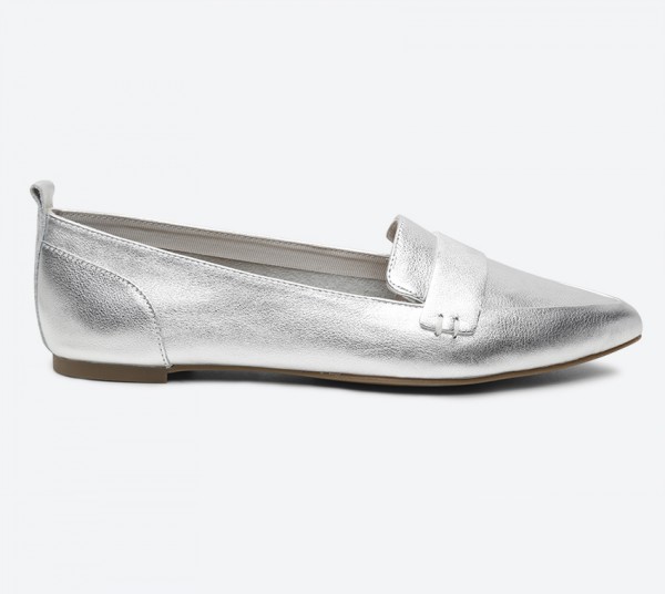 aldo silver loafers