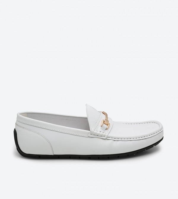 aldo white loafers