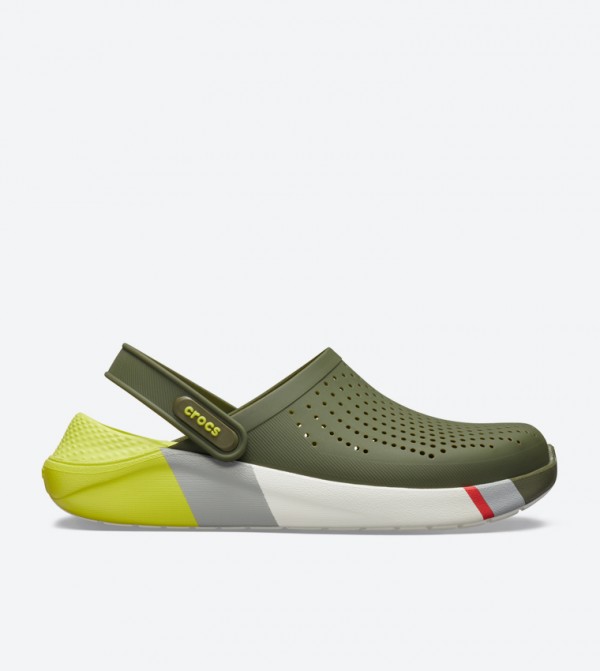 crocs literide colorblock clog