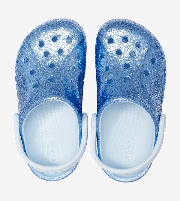 baya glitter crocs