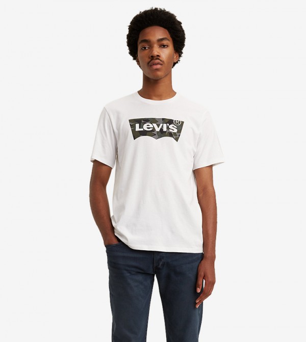 Housemark Graphic T Shirt White