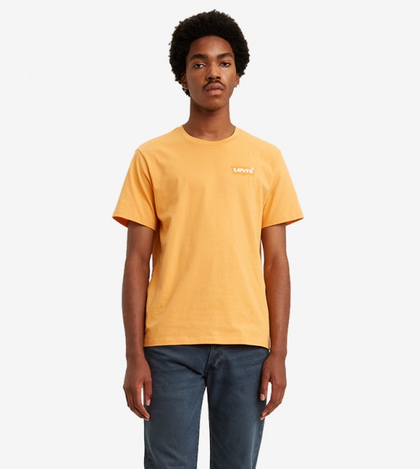 Housemark Graphic T Shirt Yellow