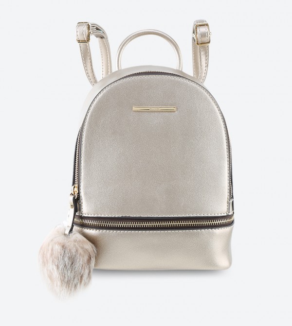 aldo gold backpack