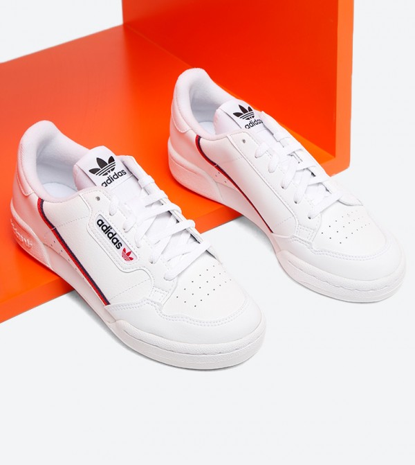 unisex continental 80 sneakers in white