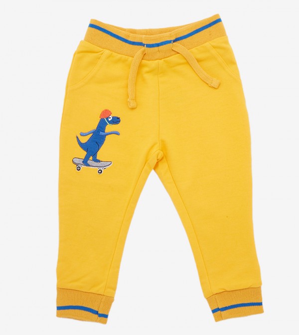 yellow joggers