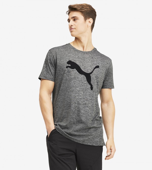 puma heather cat tee