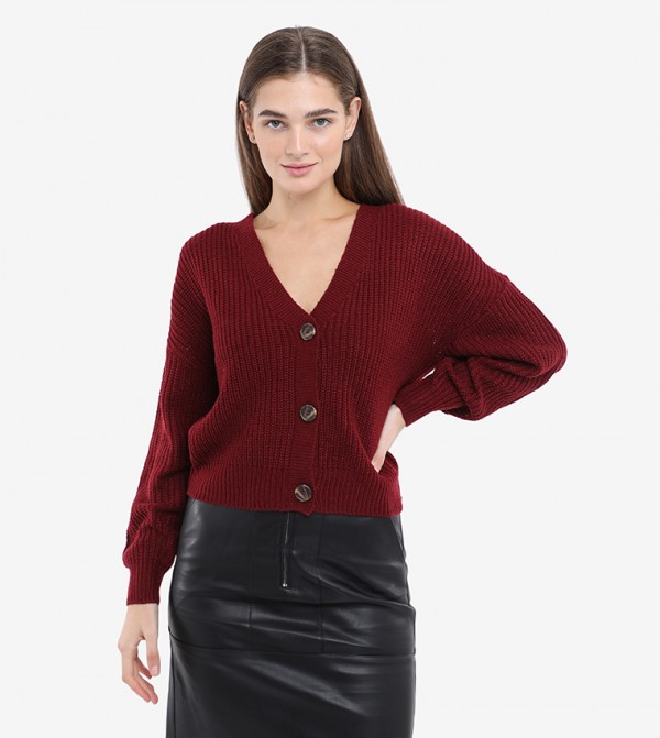 Vero Moda Vmlea Ls V-Neck Cardigan GA Noos Femme