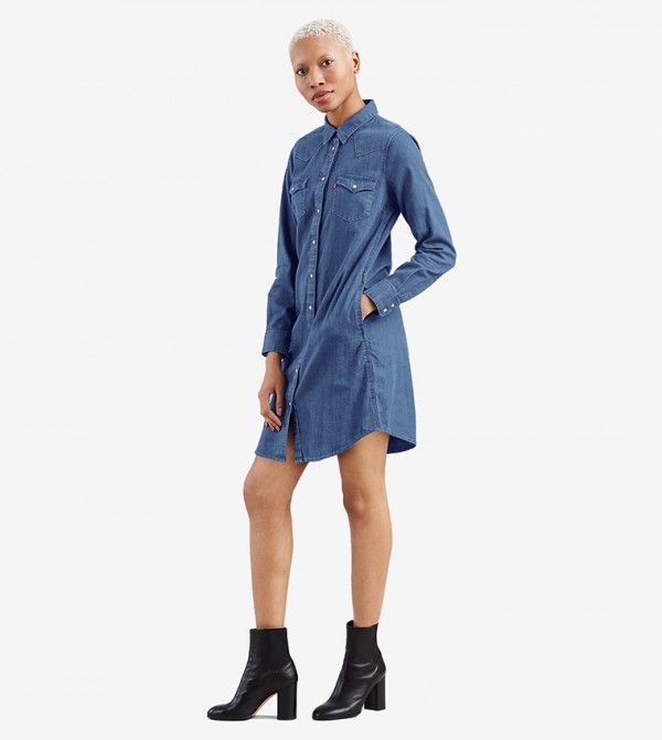 levis denim shirt dress