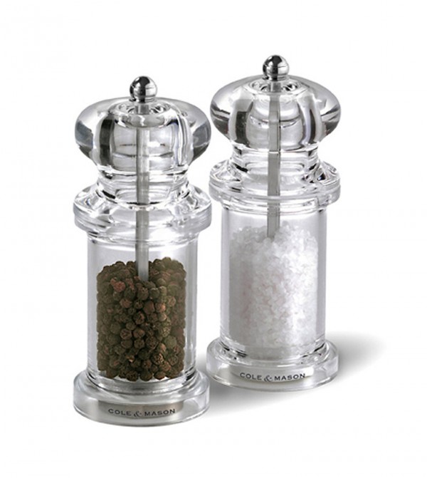 acrylic salt and pepper shakers