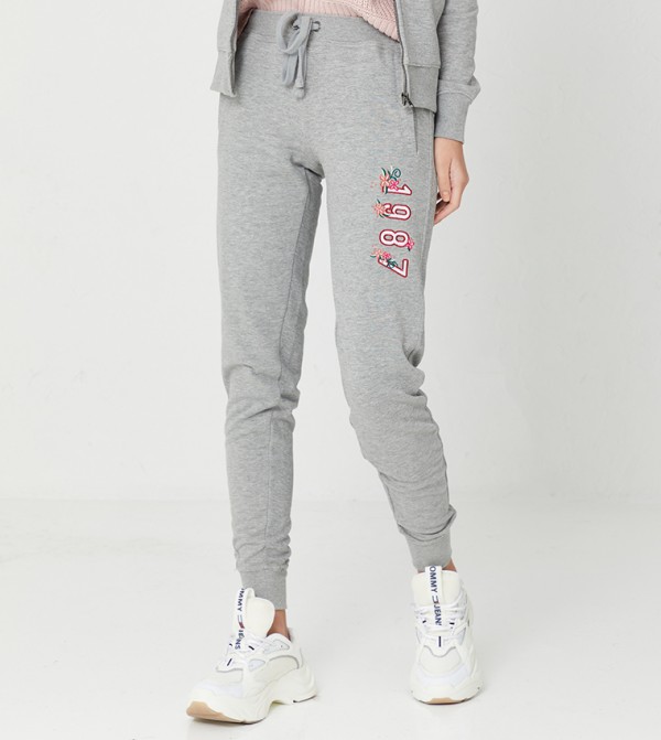nike floral embroidered sweatpants