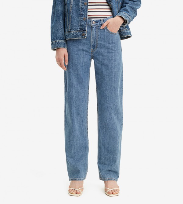 black levi dad jeans