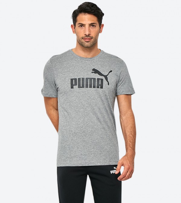 puma t shirt grey