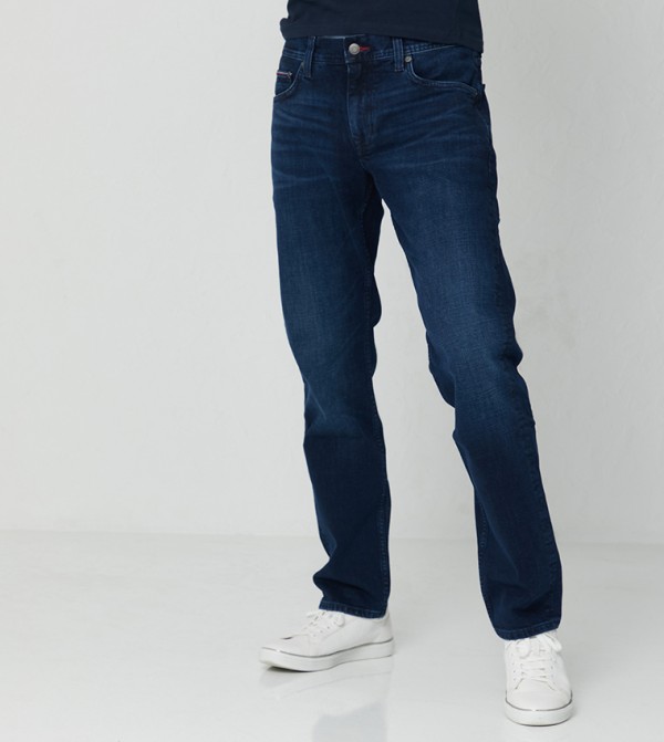 denton stretch straight fit jeans