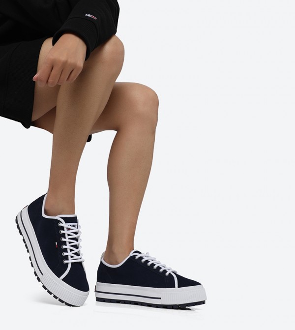tommy hilfiger city trainers black