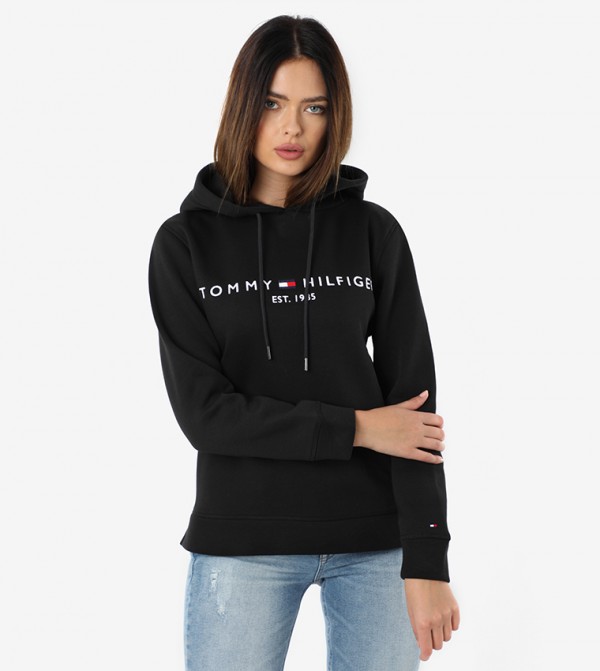 tommy hilfiger essential drawstring hoody