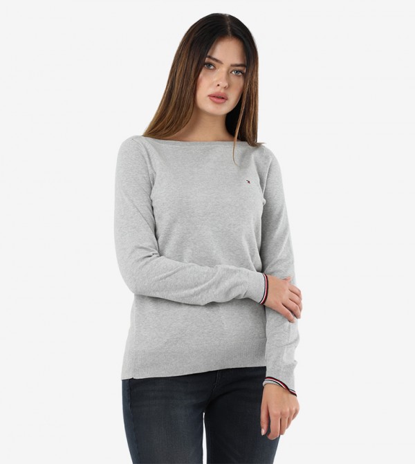 tommy hilfiger boat neck sweater