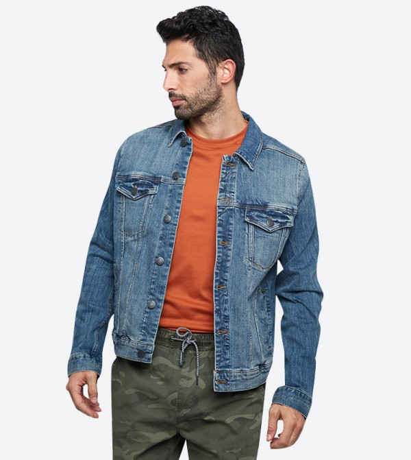 black jeans with rips at the bottom