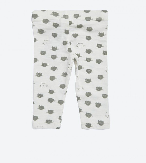 Indistar Kids Embossed Multicolor Leggings Combo Pack of 3
