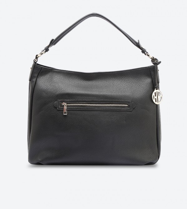 hush black hobo bag