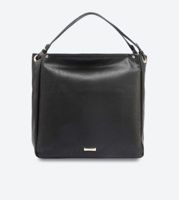 hush black hobo bag