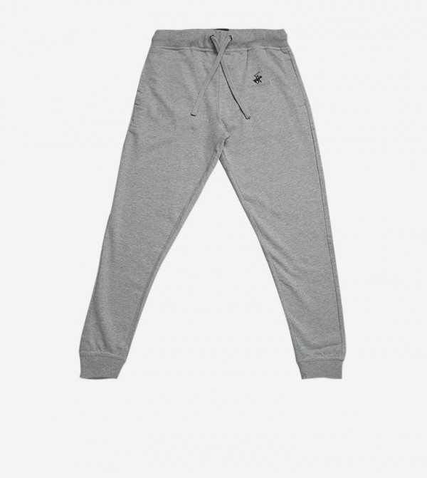 grey drawstring joggers