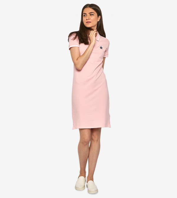 polo dress pink