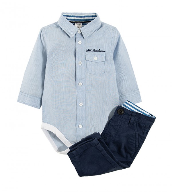 Cool Club Set Boys Body Shirt With Long Sleeves Pants