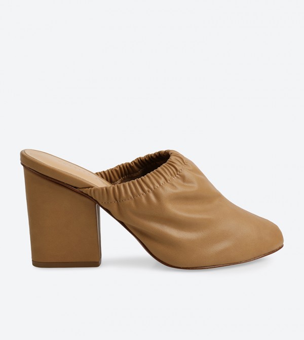 camel colored mules
