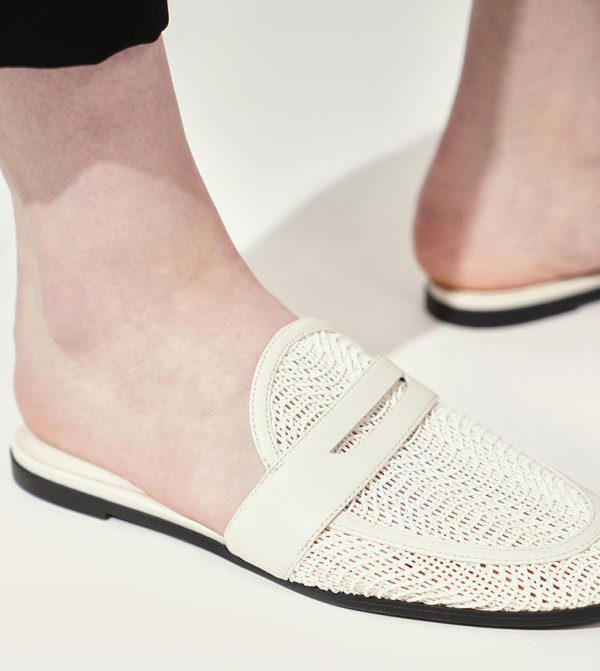 penny loafer mules