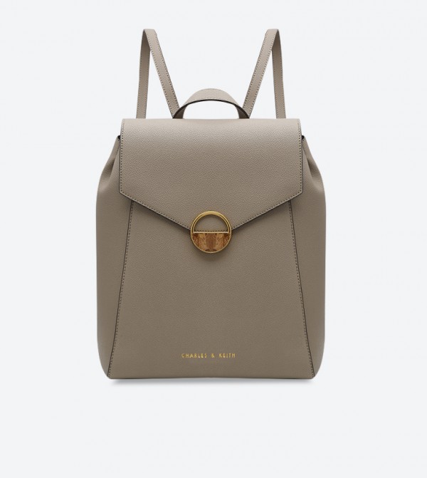 charles and keith circular buckle bag