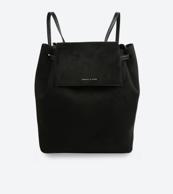 charles and keith black backpack