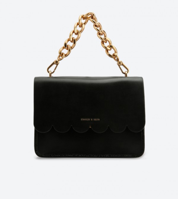 charles and keith scallop bag